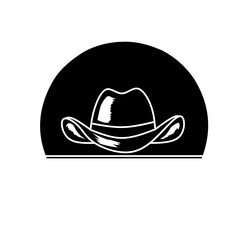 cowboy hat isolated on white