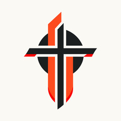 Vector Design for Christian Cross	