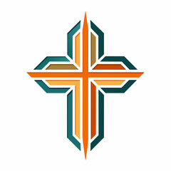 Vector Design for Christian Cross	