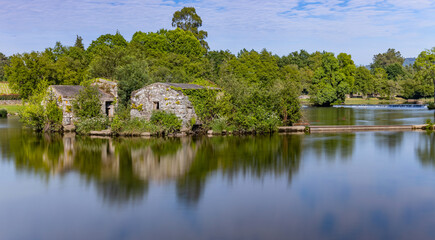 Fototapeta premium Long exposure at Azenhas de Adaufe
