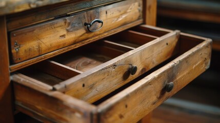 empty kitchen drawers