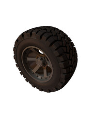 Obraz premium tire isolated on white