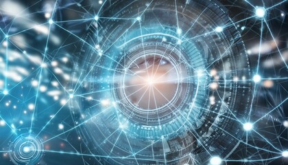 Obraz premium Exploring the Digital Frontier