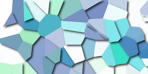 Abstract colorful background with triangles. background of crystallized. Quartz light blue and light Broken Stained Glass Background. Geometric Retro tiles pattern vivid texture with triangular style.