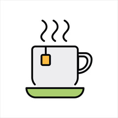 Hot Tea vector icon