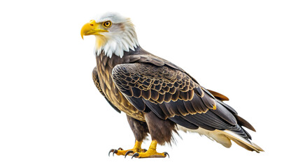 A eagle isolated on transparent background