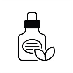 Herbal Liquor vector icon