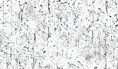 Grunge Black And White Urban Vector Texture Template. Dark Messy Dust Overlay Distress Background. Easy To Create Abstract Dotted, Scratched, Vintage Effect With Noise And Grain