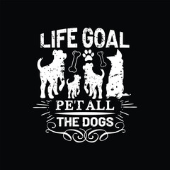 Dog quotes typographic vector t shirt design.