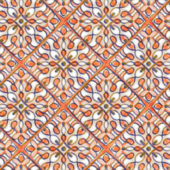 stylized ethnic pattern.