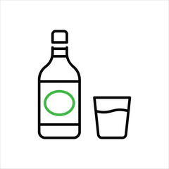 Alcoholic Drink vector icon