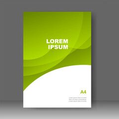 Fototapeta premium Book cover modern design. Annual report. Brochure template, catalog. Simple Flyer promotion. magazine. Vector illustration
