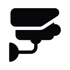 Download this premium vector of CCTV, security camera icon
