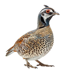 A colorful bird with distinct markings, isolated on transparent background. Idea for wildlife and nature-themed projects.