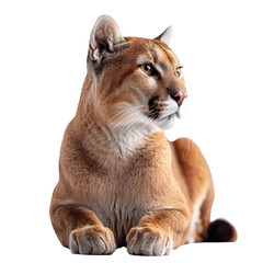 Naklejka premium Panther isolated on a transparent background