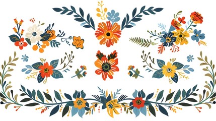 Obraz premium abstract floral background