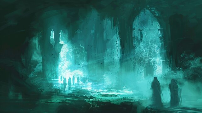 And just as quickly as they appeared the ghostly choir vanished into thin air leaving behind only an eerie silence and a lingering feeling of being in the presence of soing otherworldly