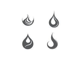 premium water logo set design vector, vector and illustration,