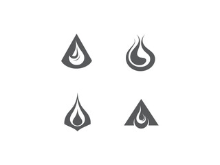 premium water logo set design vector, vector and illustration,