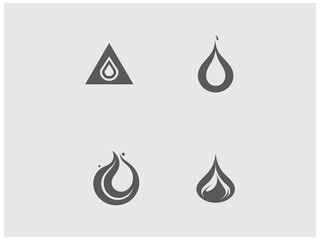 premium water logo set design vector, vector and illustration,