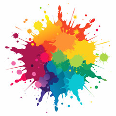 Color Burst: Watercolor Splash Design