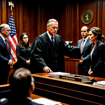 a lawyer in the amercing court  