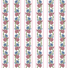 Seamless pattern, background. Watercolor baroque, rococo, victorian, renaissance medieval style.