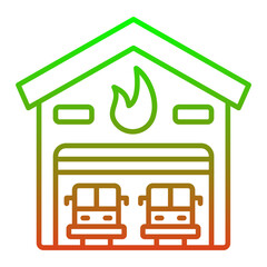 Firefighter Garage Icon