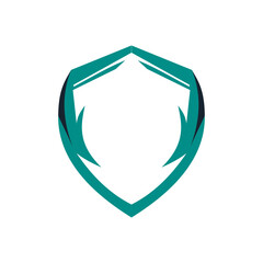 Element design collection for label and logo. Design elements. Vector Illustration. Badge for logo design vector isolated on white background. Blue badge logo.