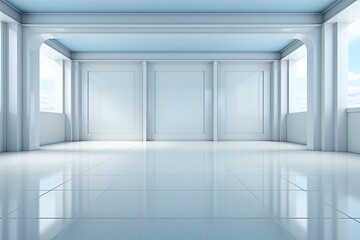 knolling of computer office ,isolated white background