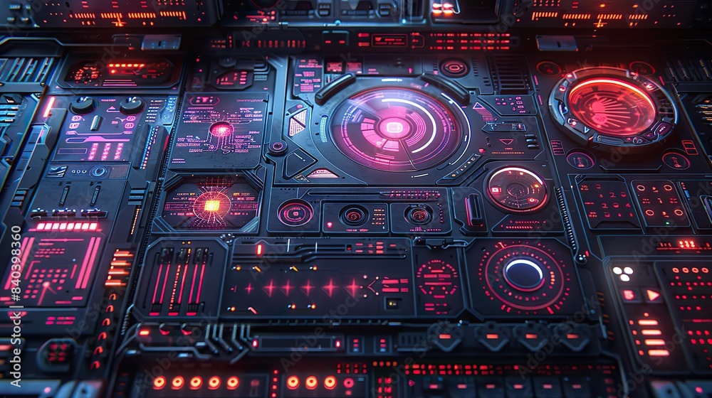 Poster a set of futuristic user elements including arrows callouts frame holograms board ui circle fui audi