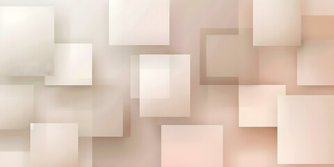 A soft background in a muted color palette with subtle gradients and squares for design elements The color palette includes shades of beige blush light gray and black This gradient template is perfec