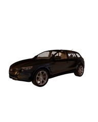 car isolated on white