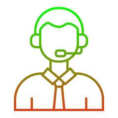 Call Center Agent Icon