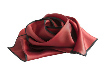 Red Fabric with Black Trim