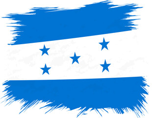 Grunge flag of Honduras