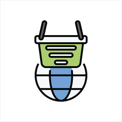 Online Shop vector icon