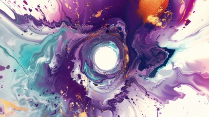 Digital illustration featuring a metaphysical energy vortex