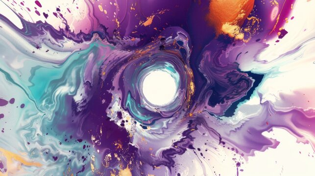 Digital illustration featuring a metaphysical energy vortex