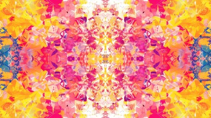 Digital illustration featuring a kaleidoscopic pattern