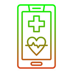 Obraz premium Medical App Icon