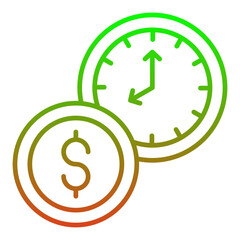 Time Is Money Icon