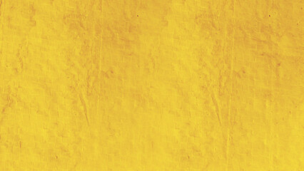 Yellow cement wall in retro concept. Old concrete background for wallpaper or graphic design. Blank plaster texture in vintage style. Vector illustration.