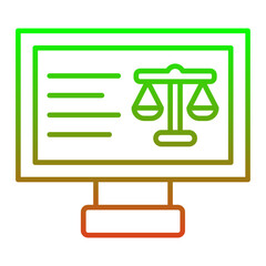 Online Court Icon