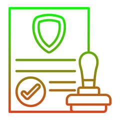 Obraz premium Approval Icon