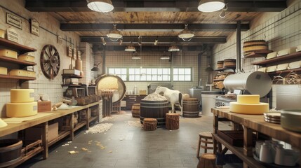 Artisan Cheesemaking Farm Business Cards Dairy Cows and Aged Cheese Rural Farming Lifestyle Stock Image