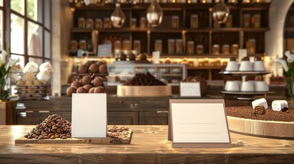 Indulge in Artisanal Delights Handcrafted Chocolate Truffles and Cocoa Beans at a Charming Boutique