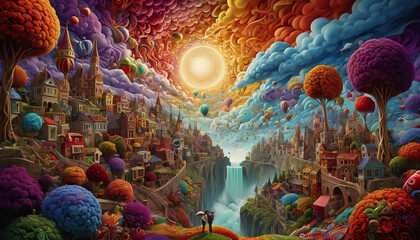 day of dreams. a fabulous place, a mysterious city. a fabulous castle. a dream about Eve