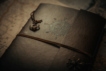 old travel journal