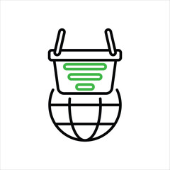 Online Shop vector icon